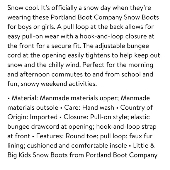 Portland Boot Company boys green and black snow boots - Picture 4 of 4